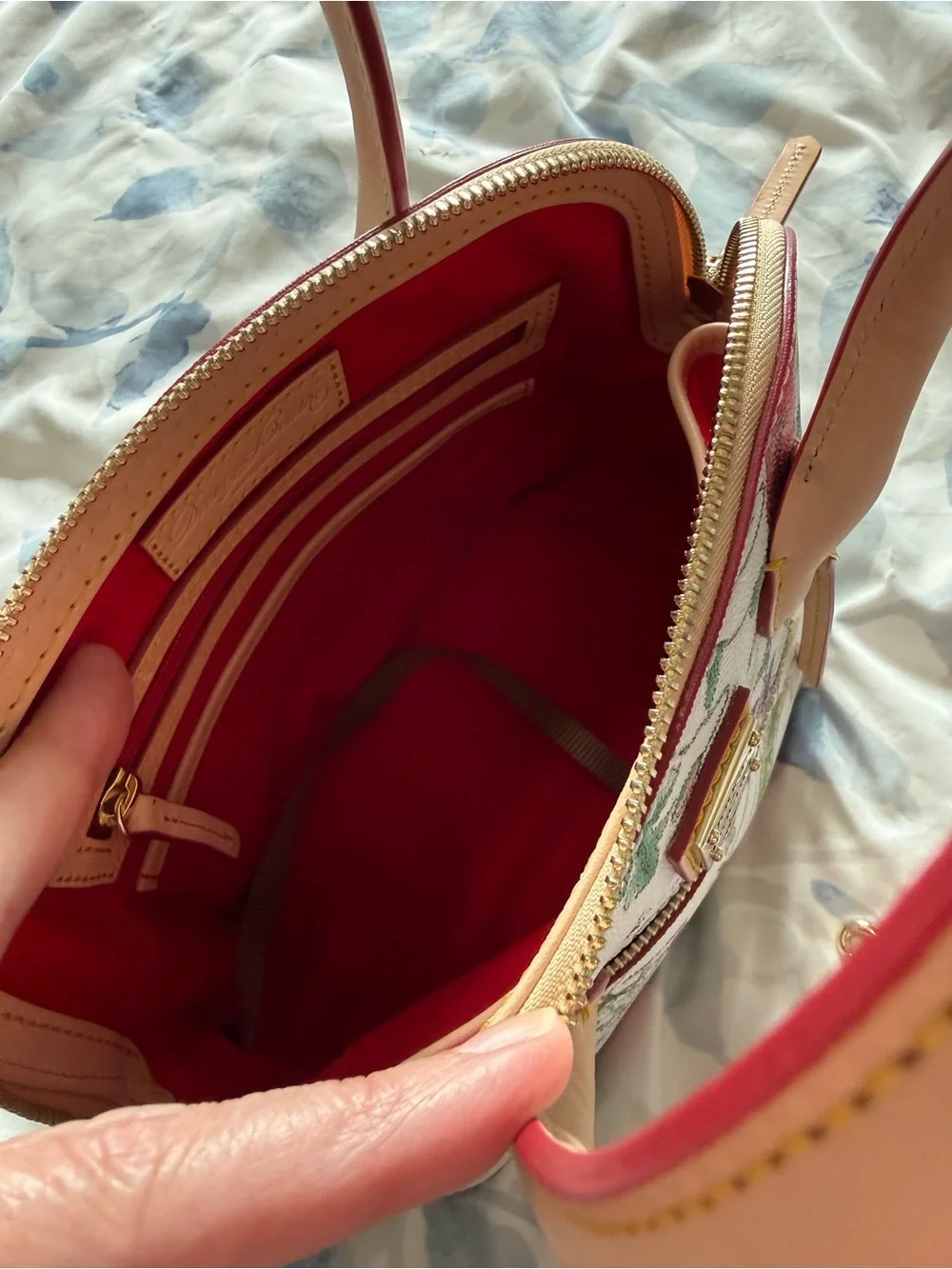 Dooney & Bourke Botanicals Dome Satchel - Picture 5 of 6